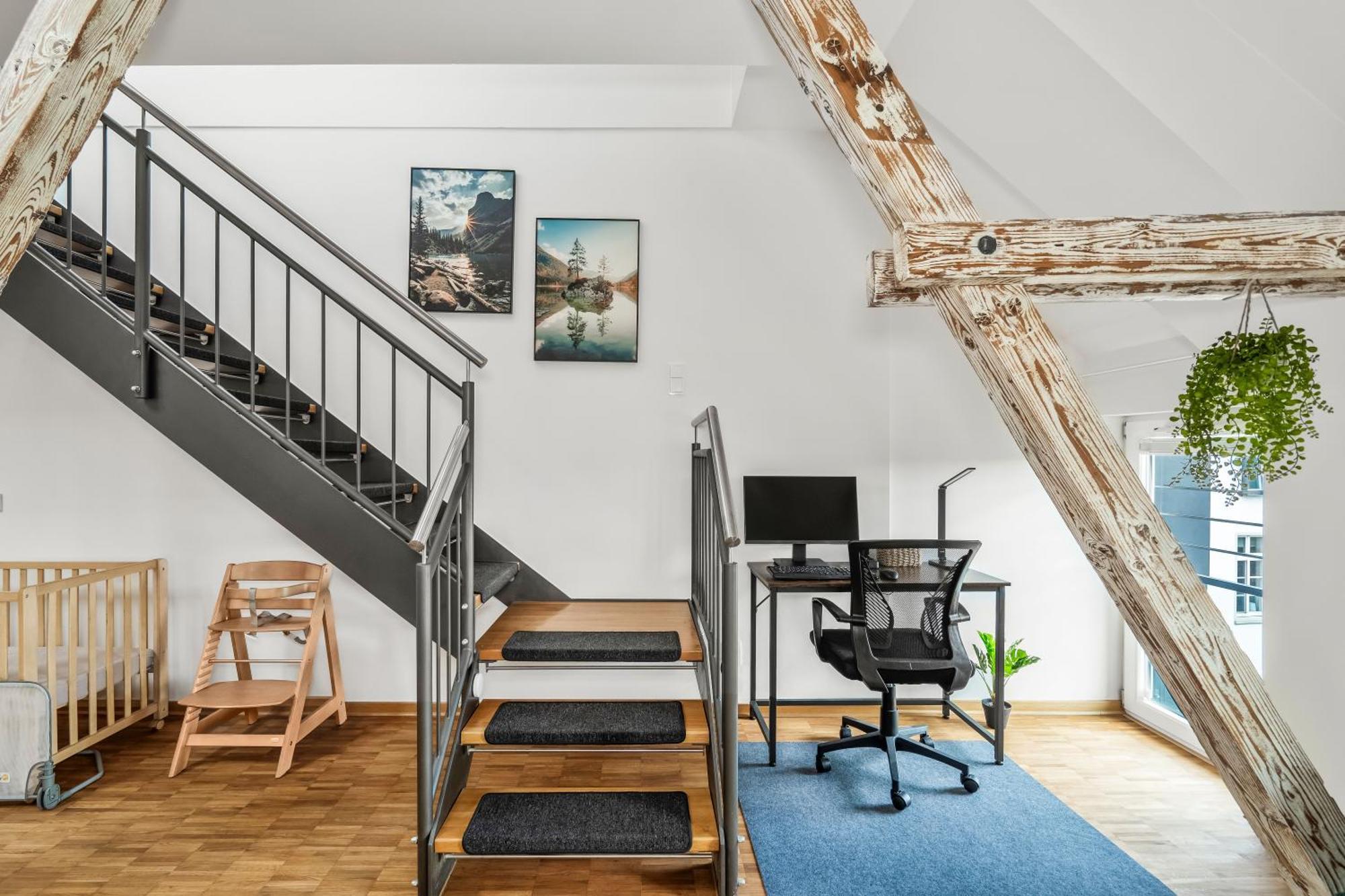 Apartamento Dnd Design Loft I 170Qm I Parken I Balkon I Workstation I Netflix I Kaffee I Waschmaschine I Trockner I Xbox I Ausblick Wurzburgo Exterior foto