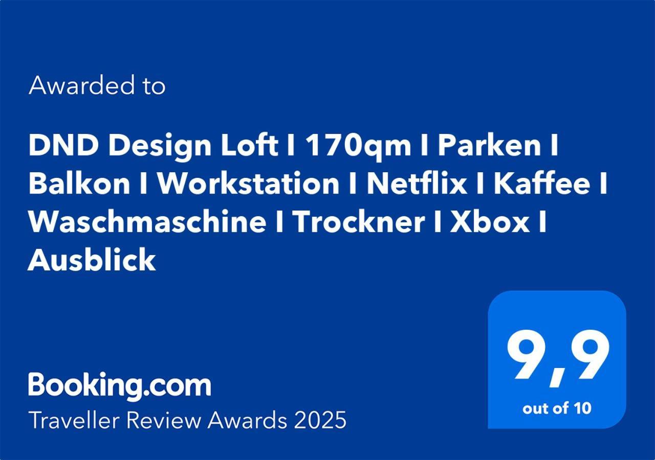 Apartamento Dnd Design Loft I 170Qm I Parken I Balkon I Workstation I Netflix I Kaffee I Waschmaschine I Trockner I Xbox I Ausblick Wurzburgo Exterior foto
